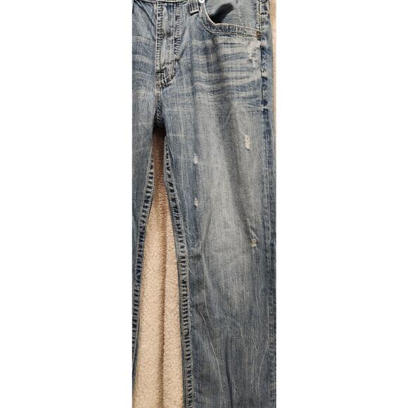 Big Star Jeans Men's 34S Blue Pioneer Riding Bootcut Western Denim Jeans - Picture 7 of 9